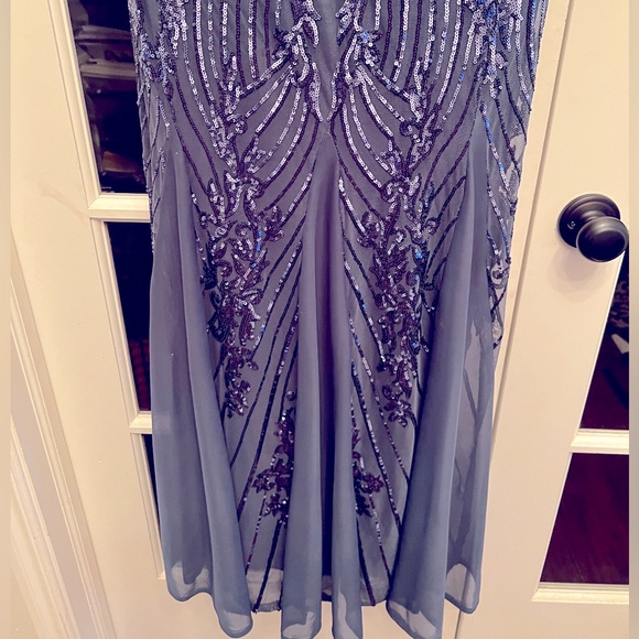 Elegant evening gown. Shoe length. - Picture 3 of 4